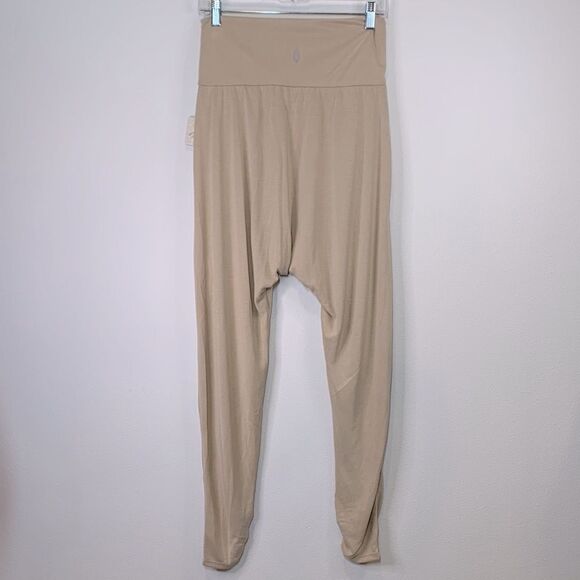 FREE People FP movement relaxed harem pants cinched details at ankle women sz S - Picture 2 of 13